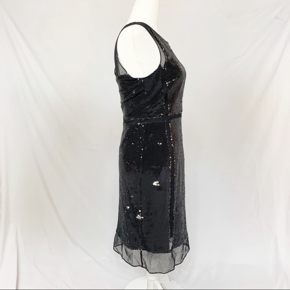 Julia Jordan Sequin and Mesh Cocktail Dress - Picture 5 of 12